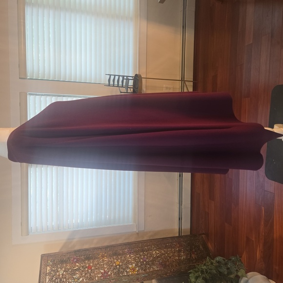 Oversized Poncho Cape Pullover Knit Sweater Eggplant Purple Size Small Medium - Picture 6 of 9